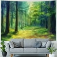 thumbnail image 4 of Awpe Spring Wild Green Hanging Tapestry Wall Hanging Painting, 4 of 6