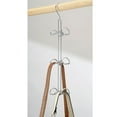 thumbnail image 4 of iDesign Classico Hanging Closet Organizer, 6 Hooks, Steel, Chrome, 4 of 6