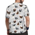 thumbnail image 3 of T Shirt For Men Sportswear T-Shirt For Man Chicken Art Novelty Cute Hen Print Beach Tee Shirt O Neck, 3 of 7