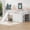White, variant on Full Size Low Loft Bed with Slide, 3 Storage Drawers & 2 Doors, Space-Saving Design with Solid Wood Frame, No Box Spring Needed, for Bedroom, Beige+Grey