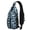 Smiling Ghosts Halloween, variant on Sling Backpack,Smiling Ghosts Halloween Pattern Crossbody Bag with Water Bottle Holder,Waterproof Sling Bag for Men/Women with Chest Phone Holder for Hiking,Travel