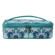 Modella Blue Medallion Short Train Case