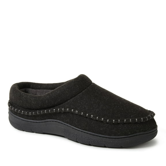 Dearfoams Men's Thompson Wool Blend Clog Slipper