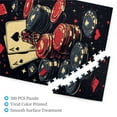 thumbnail image 3 of 500 PCS Jigsaw Puzzles 500 Pieces Poker Chips,Unique And Beautiful Design,Charm Artwork For Adults,Modern Art Poker Chips Wooden Puzzle,Puzzles Suitable For Entertaining With Family During Holidays, 3 of 6