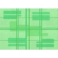 thumbnail image 1 of Ahgly Company Machine Washable Indoor Rectangle Transitional Jade Green Area Rugs, 7' x 10', 1 of 7