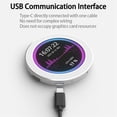 thumbnail image 6 of 2.8Inch 480x480 USB CPU/GPU Water Cooler Screen Monitor with Music Spectrum Analysis Function Desktop Ambient Screen, 6 of 17