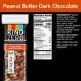 thumbnail image 3 of KIND ZEROg Added Sugar Bars, Keto Friendly Snacks, Peanut Butter Dark Chocolate, 5 Bars, 3 of 7