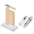 thumbnail image 4 of TIERPOP 2Pcs Door Pivots Hinges Heavy Duty Wood Door Hinges 360/90 Degree Shafts Stainless Steel Pivots Hinge, 4 of 13