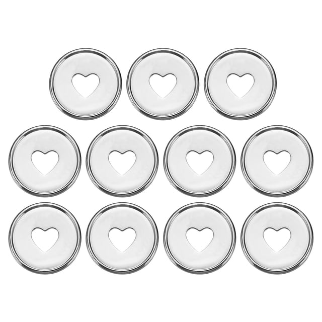 Unique Bargains Disques de Reliure en Plastique, Argent Foncé, 11 Unités