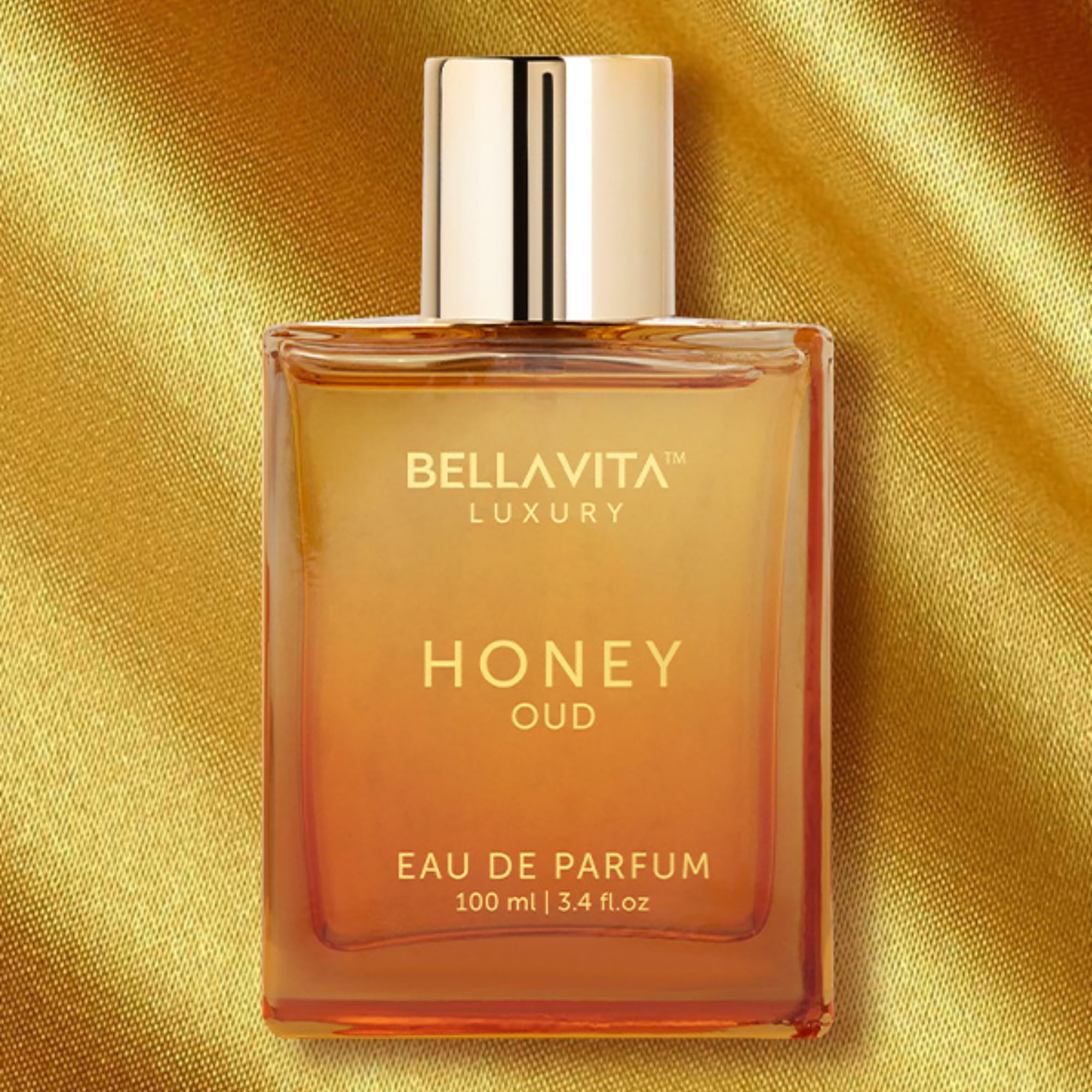 BELLAVITA HONEY Oud Unisex, Perfume for Women and Cologne for Men, 3.38 oz