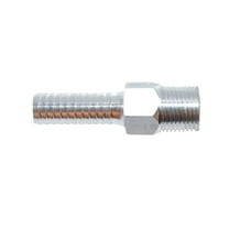 Attwood Marine 88FBMA102-6 Attwood Universal Aluminum Fuel Hose Fitting - 3/8" Npt X 3/8" Barb
