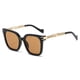 thumbnail image 1 of Las gafas de sol cuadradas con cadena y montura grande forman las gafas de sol de tendencia de tiro callejero, hechas de PC, 1 of 5