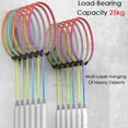 thumbnail image 4 of LANFENG Tennis Racket  Rack,Wall Mounted Tennis Racket Display Rack, Badminton Racket Holder Hold 6 Racks, for Badminton Rackets Tennis Rackets Rackets, 4 of 8