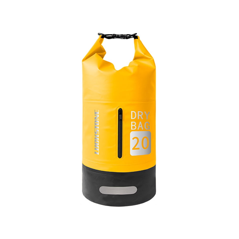 Dry Waterproof Dry Bag 10L/20L Large-Capacity Bucket Bag With Shoulder Straps Lightweight Backpack For Rafting, Swimming, Kayaking, Camping
