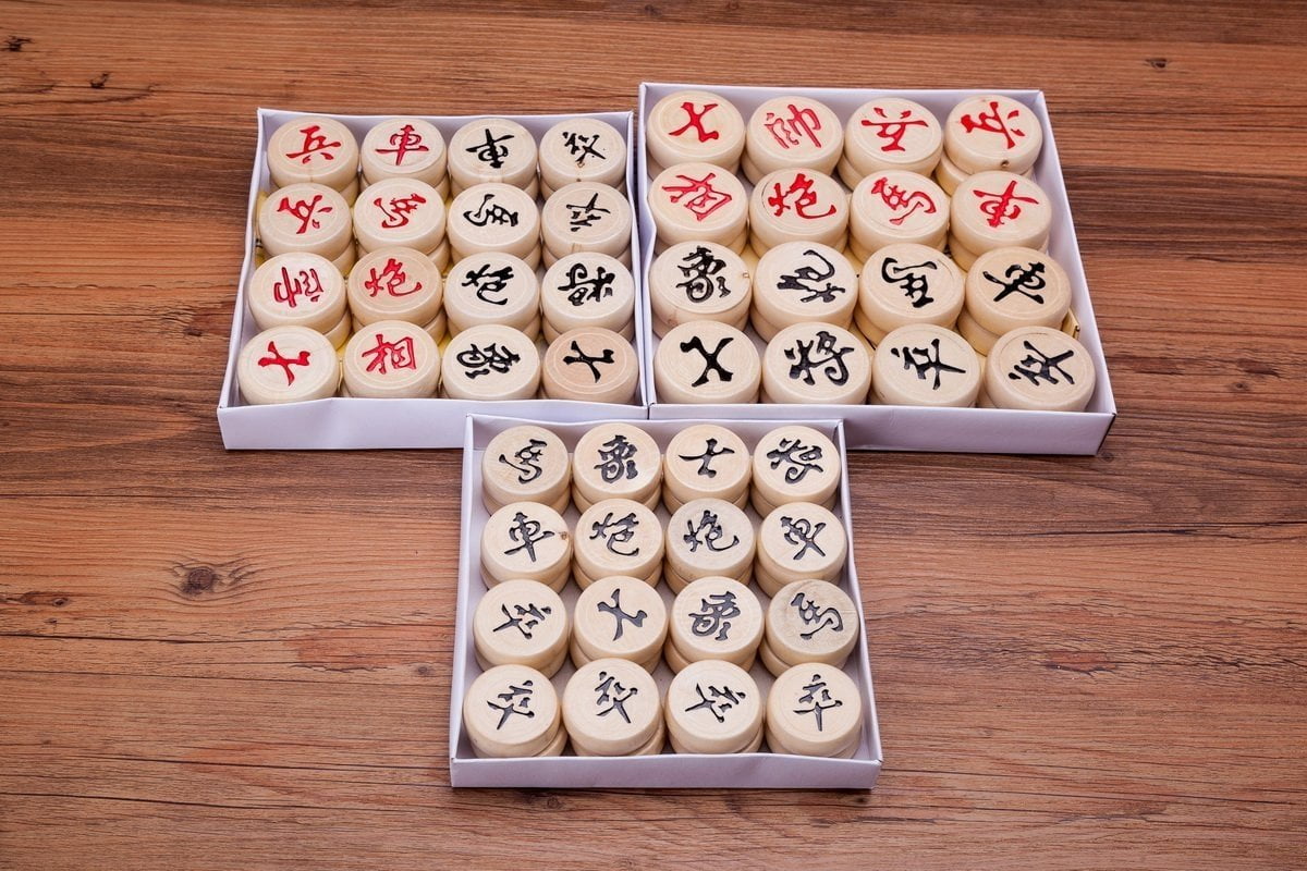 Xiangqi / Chinese Chess Traditional Wooden Game -  UK