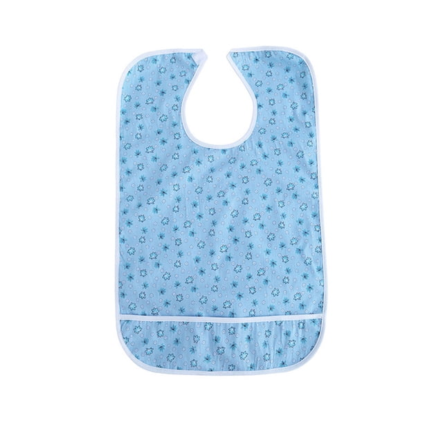 Guardurnaity Babero para adultos Talla grande A prueba de agua Crumb Catcher Reutilizable Buena fijación Impreso Algodón Hermoso delantal para personas Type2 NO2 Guardurnaity CE013473-01