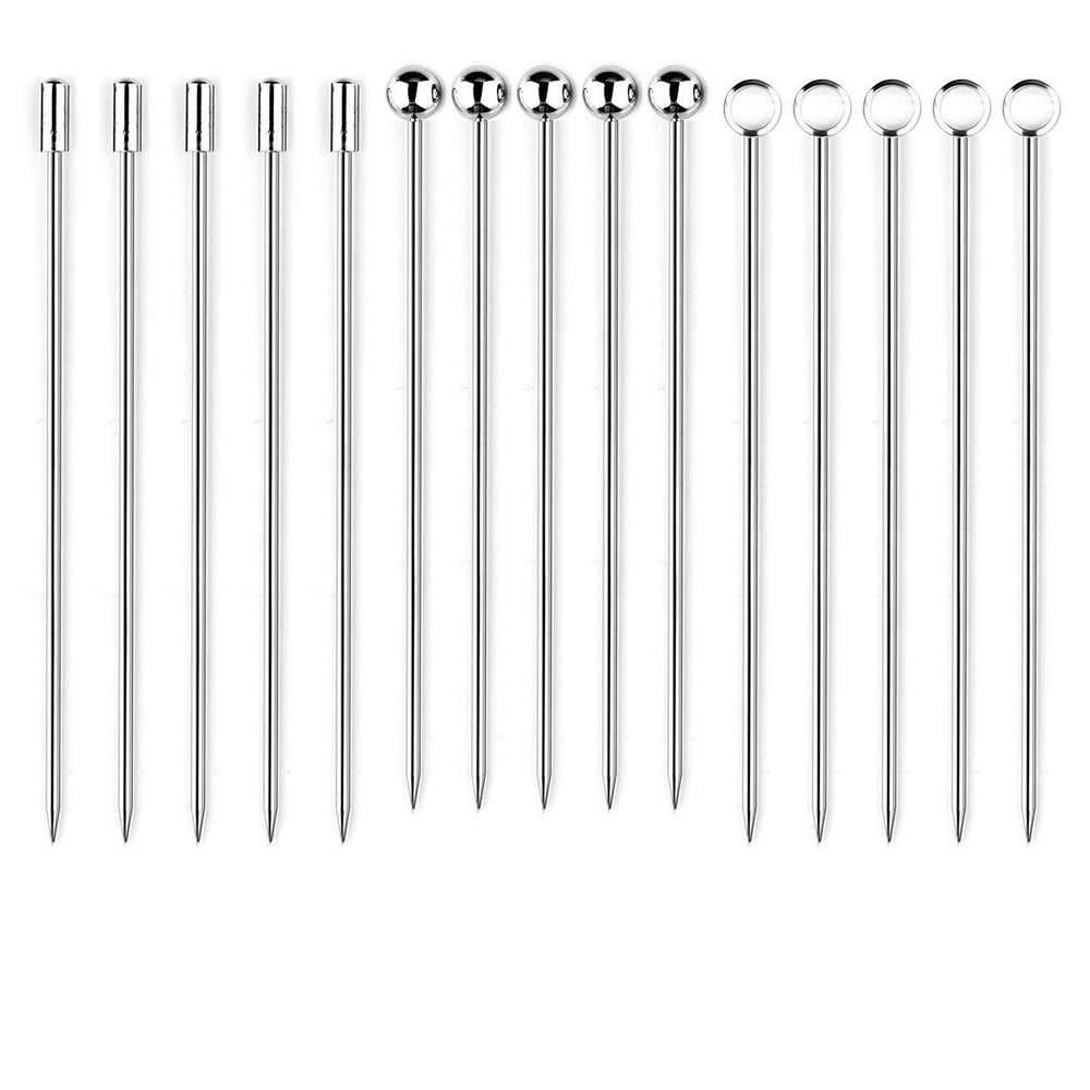 Stainless Steel Cocktail Picks Martini Picks Set