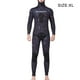 thumbnail image 2 of Wetsuits Camuflaje con capucha Premium a prueba de frío Mantenga cálido pantalones largos de manga larga con traje de surf a prueba de sol para snorkeling surf de anaranjado XL 5mm Advancent  OD017114-13, 2 of 6