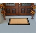 thumbnail image 6 of A1HC Natural Coir Doormat With Classic Border Heavy Duty PVC Backing,0.75 Inch Pile Height, Natural Color, Boot Scrapper, Outdoor Doormat (24" X 39"), 6 of 8