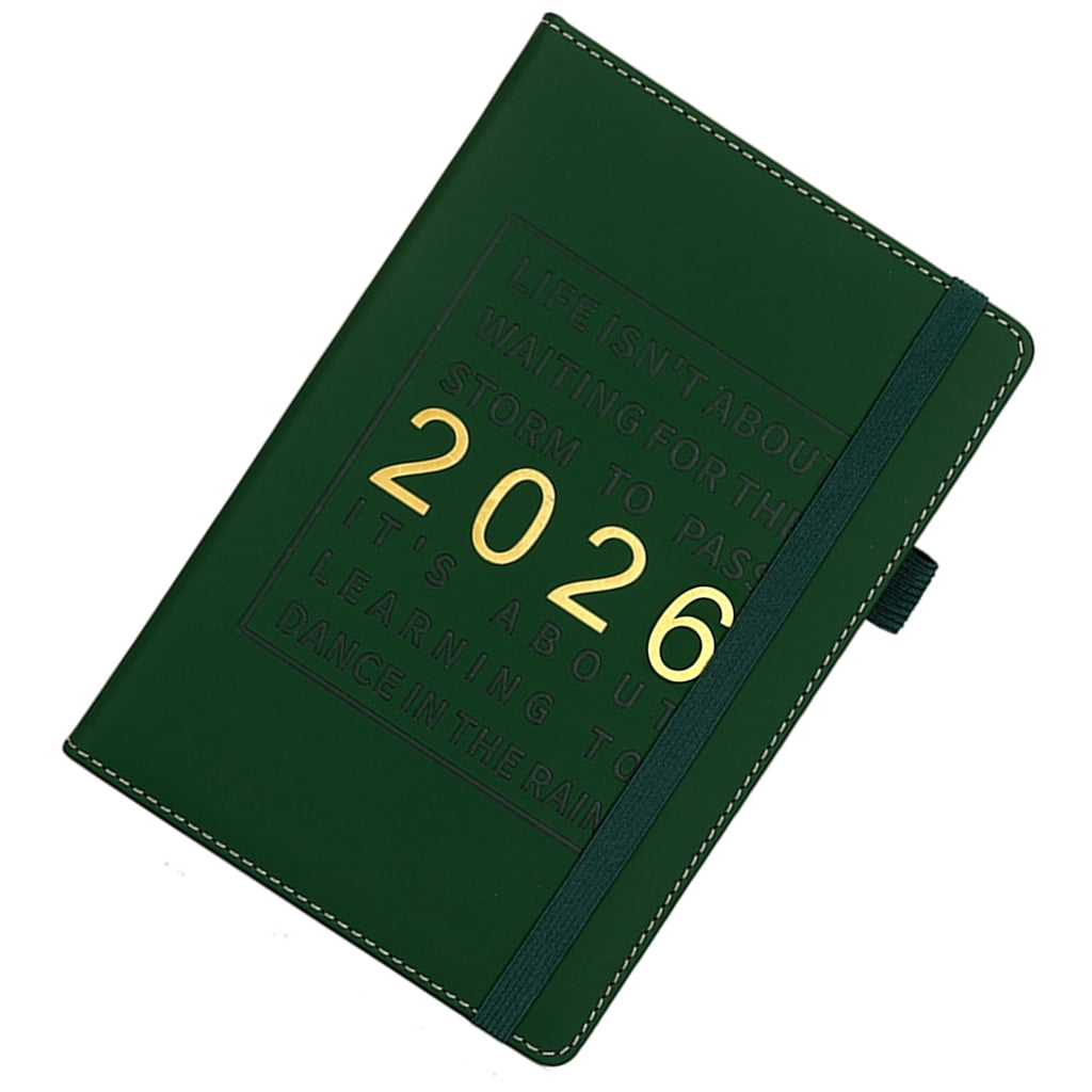 2025 Weekly Monthly Planner Leather Planner Notebook 2025 Journal Academic Diary