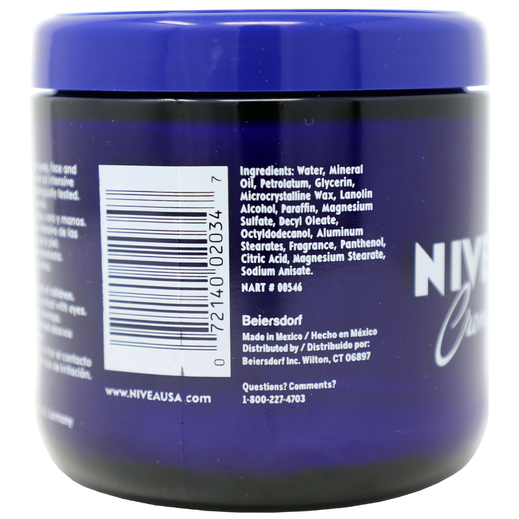 Nivea Cream Glass Jar, Moisturizer for Body, Face & Hand Care, All Skin Types, 13.5 oz - image 4 of 5
