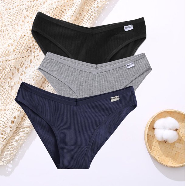 FINETOO 3 unids/set lencería Sexy mujer algodón bragas ropa interior femenina 8 Color sólido suave mujer calzoncillos íntimos M-XL Tan Jianjun unisex