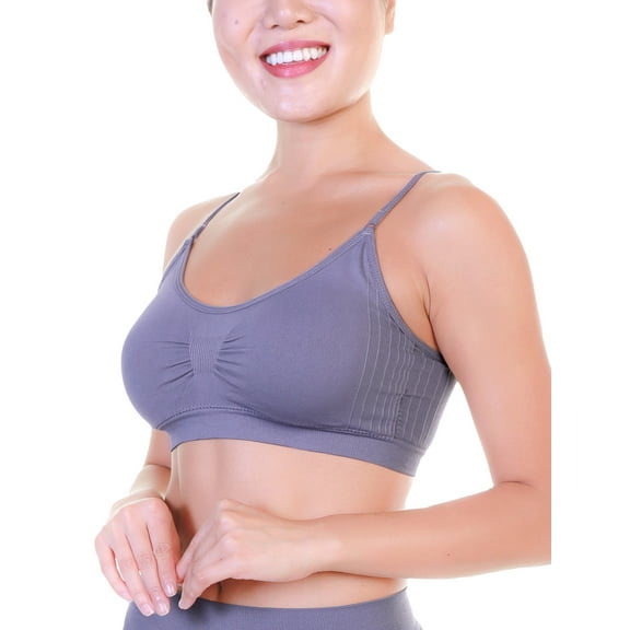 Angelina Seamless Wireless Bralette with Removable Pads (6-Pack)