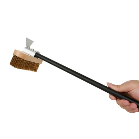 

Sardfxul Professional Pizza Oven Copper Brush Scraper Household Grill Brass Cleaning Brush with Lengthen Aluminium Alloy Handle