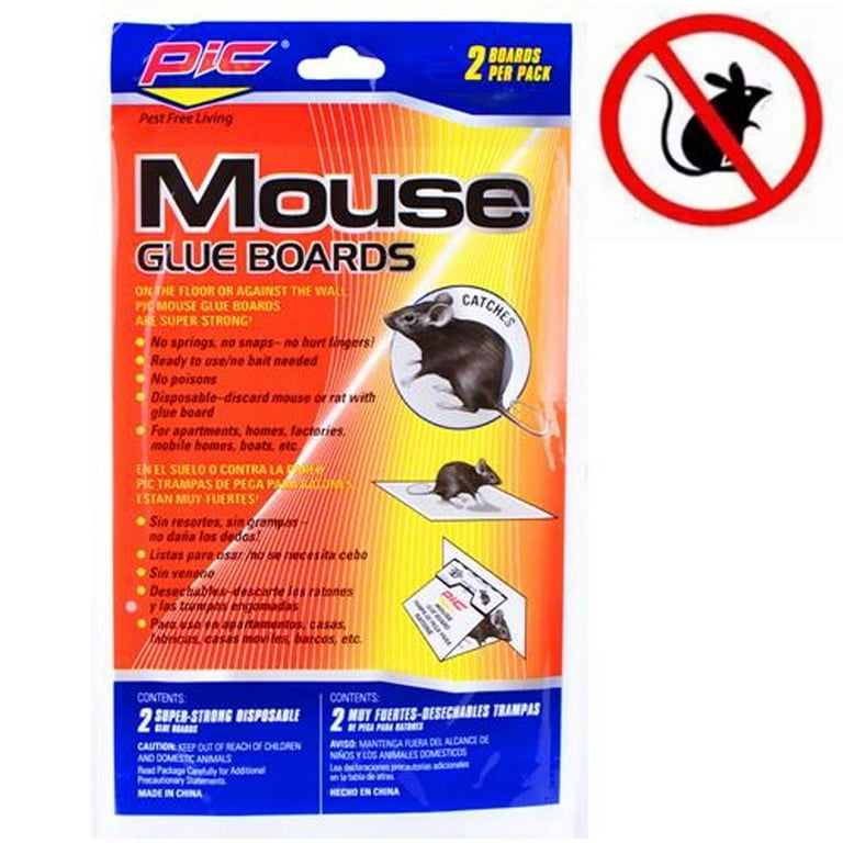 New Pack Of 2 Rodent Mouse Rat Sticky Glue Traps Extra Strong Pads