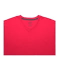 thumbnail image 4 of Playera Fruit of the Loom Para hombre cuello v, algodón sustentable, rojo,  talla CH, 4 of 4