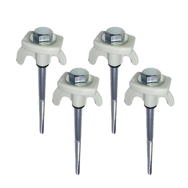 4/8pcs Glowing Tent Nail With Threaded Heavy Duty Windproof Ground Nail Outdoor Equipment