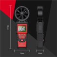 thumbnail image 4 of Digital Anemometer Portable Hand Held Wind Speed Meter Windmeter LCD Backlight Display Temperature Humidity Meter ,Easy to Operate, 4 of 6