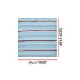 thumbnail image 2 of INSPIRE CHIC Foulards Carrés à Rayures pour Femmes Foulard de Tête Fichu Bleu Ciel, 2 of 5