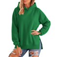 thumbnail image 2 of Trwkzve Long sleeve Hoodie Womens With Hood Sweatshirts Green L, 2 of 7