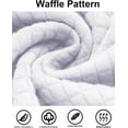 thumbnail image 7 of YATELLE Mens Hooded Sweatshirt Casual Long Sleeve Drawstring Waffle Knit Pullover Hoodies, 7 of 7