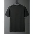 thumbnail image 2 of Men's 200g Pure Cotton Short Sleeve T-Shirt - Soft Breathable Fabric with Bold 'CALVIN' Graphic Print, Vibrant Red Round Neck Casual Tee, Machine Washable for All-Season Comfort, Daily Wear Shirt, 2 of 9