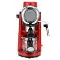 thumbnail image 5 of 0.24L Coffee Maker Mini SemiAutomatic 5Bar Pump Milk Frother Coffee Machine Red 220V(UK Plug ), 5 of 8