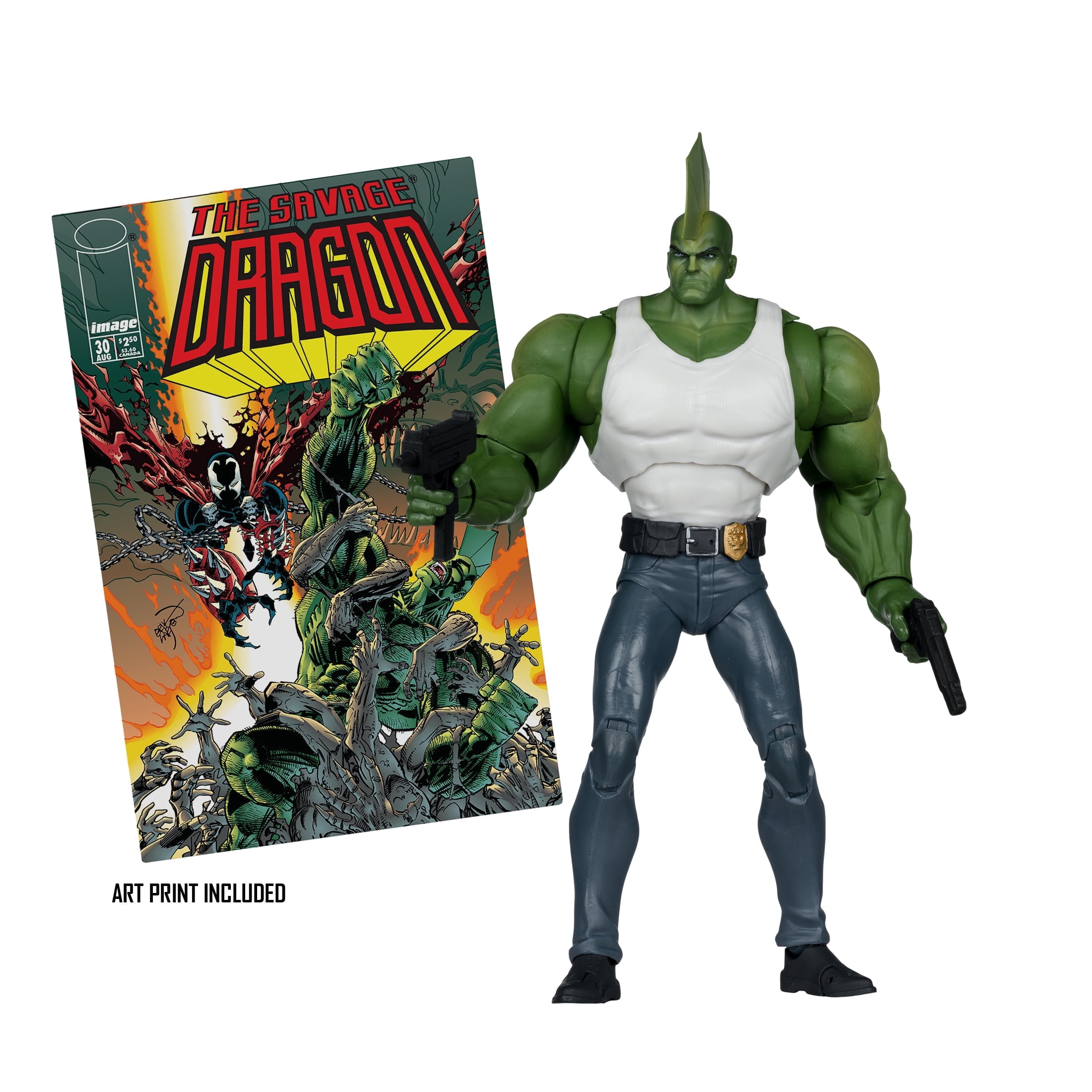 Dragon (Savage Dragon) (Image Comics Founders Series) 7" Deluxe Action Figure Elite Edition - McFarlane Toys