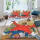 thumbnail image 2 of Fat Albert y los Niños Cosby Conjunto de sábanas temático, trío de piezas, cómodo y amigable con la piel, diseño único, regalo de decoración para el hogar para familiares, amigos y fans,140cm *210cm, 2 of 6