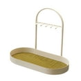 thumbnail image 2 of Organizador de encimera de baño con ganchos y espacio de almacenamiento para tocador y ducha Blanco, 2 of 9