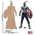 thumbnail image 5 of Cardboard People Falcon Captain America Life Size Cardboard Cutout Standup - Marvels The Falcon and The Winter Soldier, 5 of 5