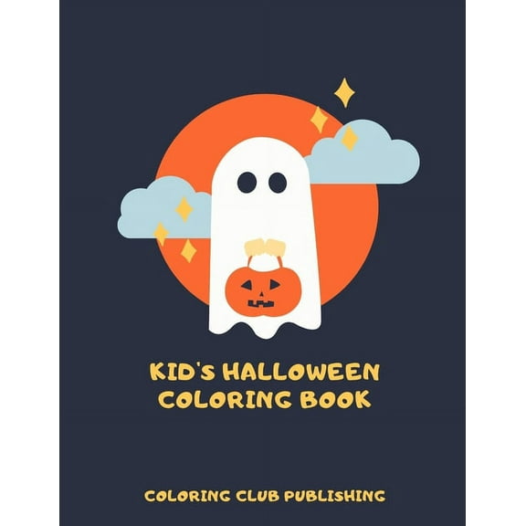 Kid's Halloween Coloring Book (Paperback)