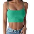 thumbnail image 2 of Kureaily Women's Sleeveless Tank Square Neck Workout Fitness Casual Basic Crop Tops, 2 of 4
