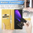 thumbnail image 7 of for Samsung Galaxy Z Fold 3 5G Cartoon Cute Wallet Case,Cat Dog Style Flip Phone Cover with ID Card Holder PU Leather Cases for Samsung Galaxy Z Fold 3 5G MG Yellow, 7 of 7
