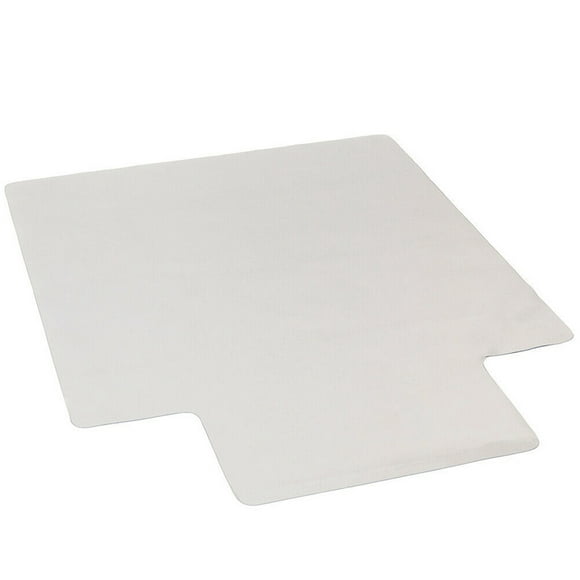 ZAXARRA Transparent Plastic Floor Protect Mat Non-Slip Chair Cushion for Wood Floor in Living Room