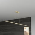 thumbnail image 3 of Dainolite ARY-4830LEDHP-AGB 30W Led Horizontal Pendant Aged Brass with White Acrylic Diffuser, 3 of 4
