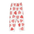 thumbnail image 4 of Balery Pink Hearts1 print Women's Pajama Pants,Ultra Lightweight Pjs,Lounge Pant-Medium, 4 of 9