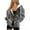 Gray Wolf, variant on Uorisanigo Gray Wolf Womens Full Zip Up Hoodies Casual Warm Long Sleeve Hooded Sweatshirts Size XS Slight Stretch Oversized Fall Trendy Outfits