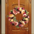 thumbnail image 5 of 15 In Wreath Hanger - Metal Wreath Holder - Door Hook for Xmas Easter Spring Wreath - Front Door Hanger Copper-2Pcs, 5 of 8