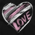 thumbnail image 2 of Valentine's Day Love Heart Sketch Womens Slim Fit Graphic Tee Brisco Brands S, 2 of 5